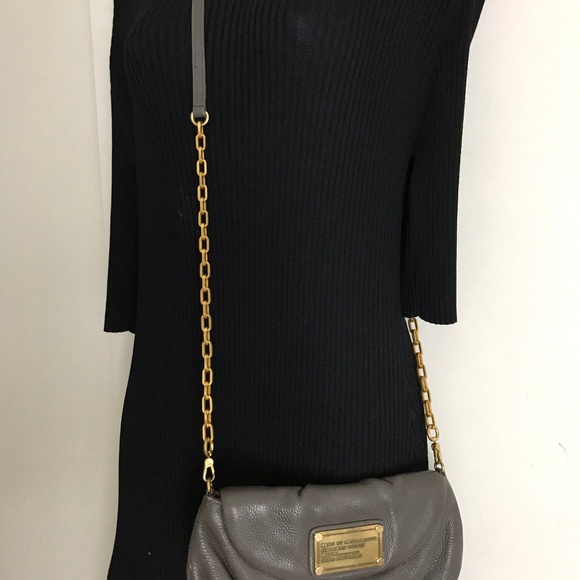 MARC JACOBS Pre-loved Gray Leather handbag - Picture 6 of 8